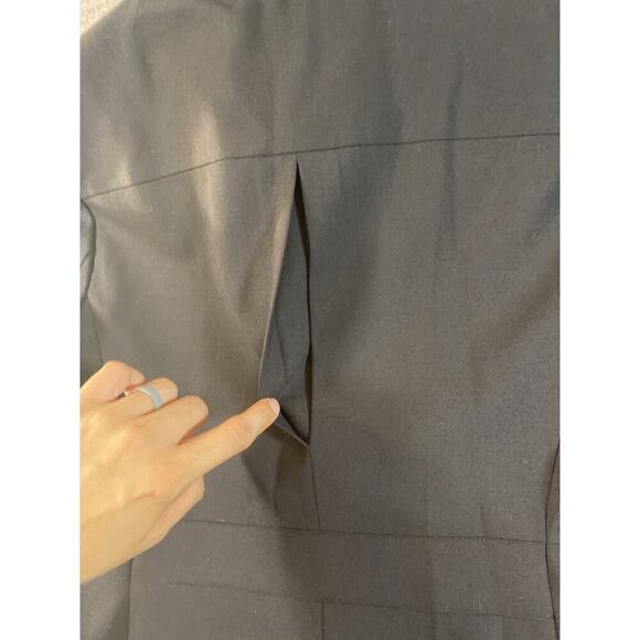 Lauren Ralph Lauren Jacket Womens 2 Petite Black Military Style Full Zip - Picture 11 of 13